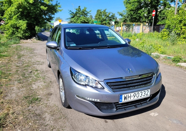 Peugeot 308 cena 29000 przebieg: 152500, rok produkcji 2017 z Warszawa małe 106